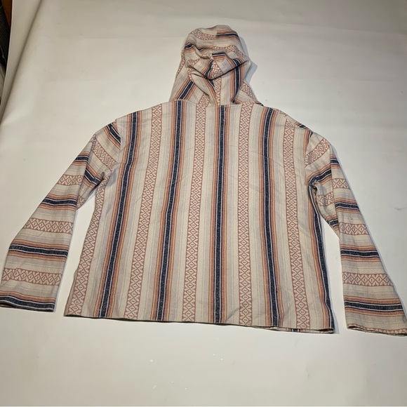 Pacific Republic Hoodie Women’s Medium Southwest Canvas Pullover Multicolor Boho - Picture 10 of 10